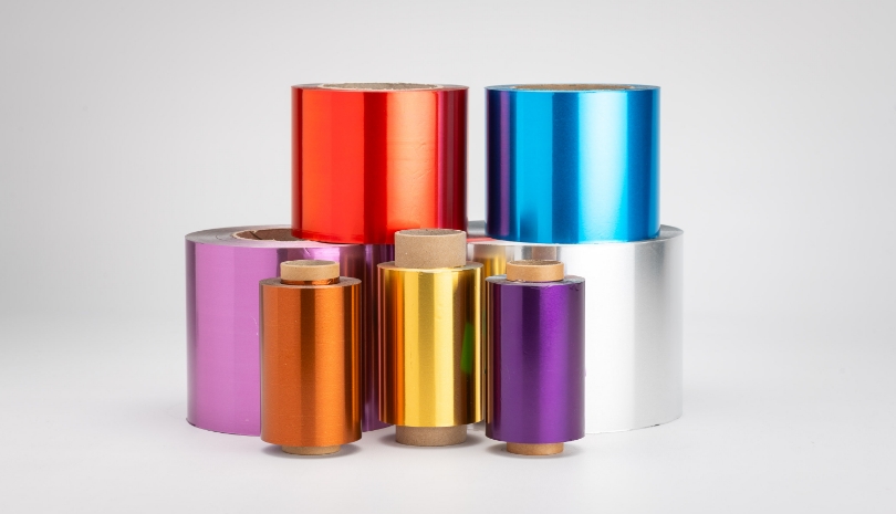 Coloured Hairdressing Foil on Rolls